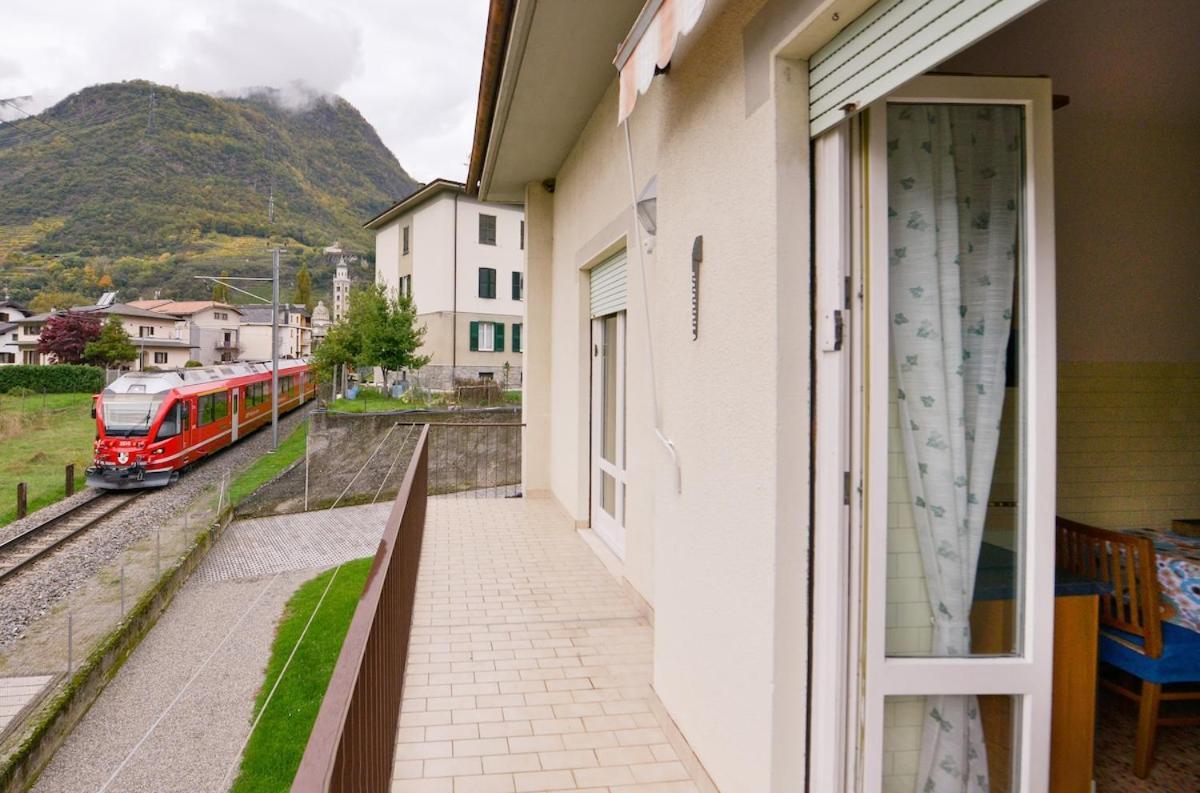 Alp Gruem Apartment - 8 Min Walk To Bernina Express Тирано Экстерьер фото