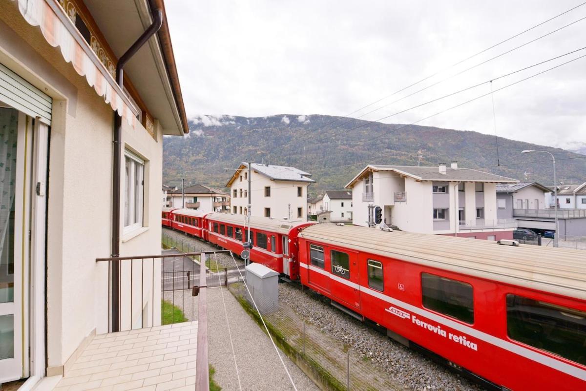 Alp Gruem Apartment - 8 Min Walk To Bernina Express Тирано Экстерьер фото